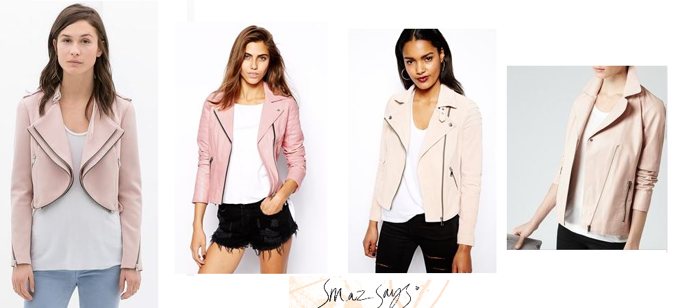 Smaz Says: Pink Leather Jacket